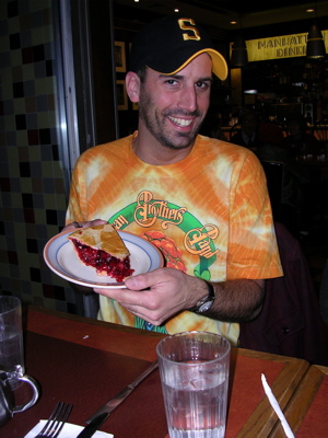 3/12/05 post-show pie at a Manhattan diner down the street. 